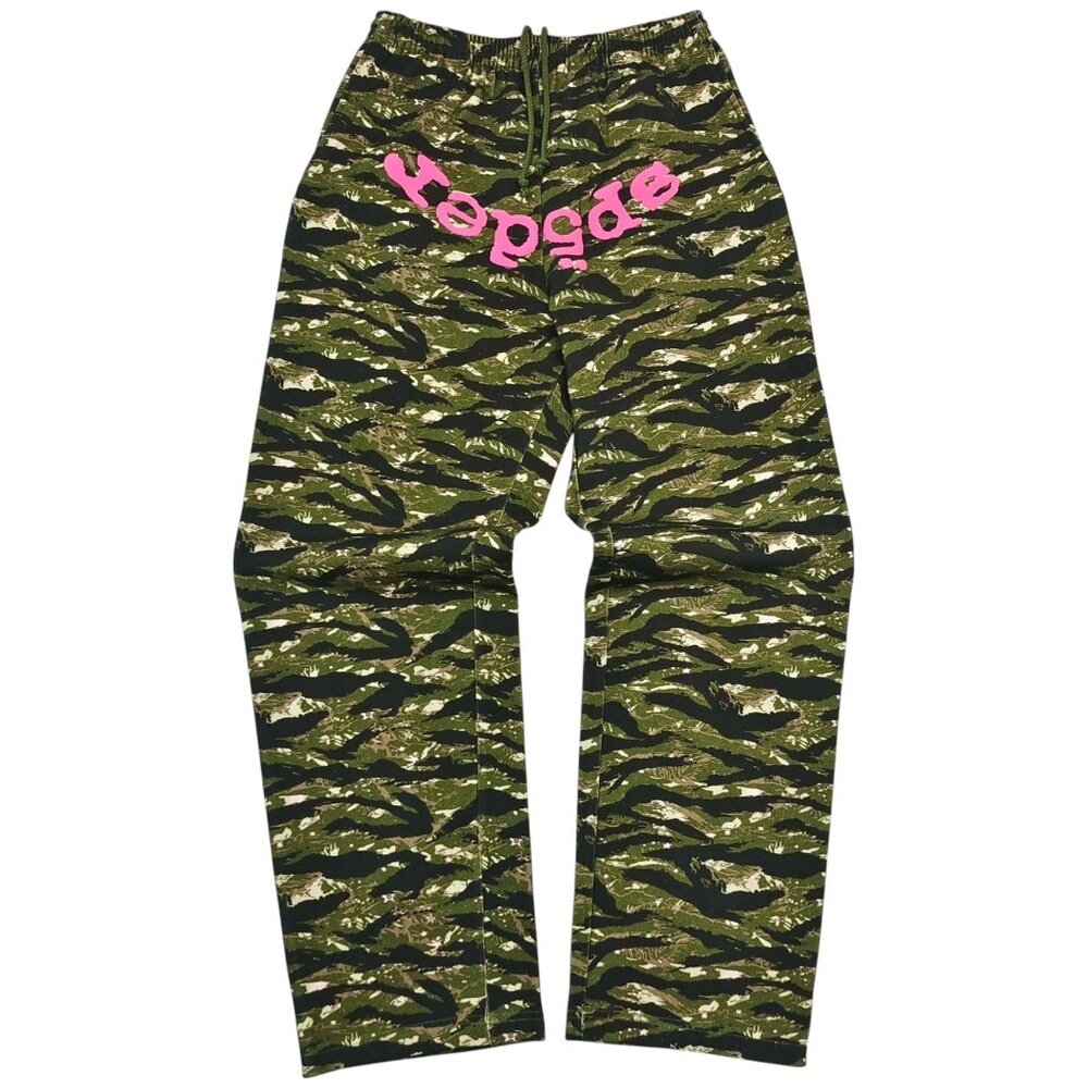 Sp5der OG Web V2 Sweatpants Tiger Camo | Spider Worldwide